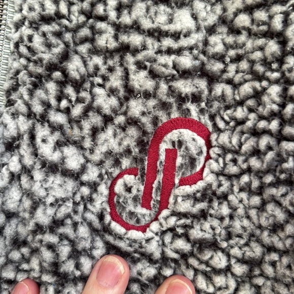 J. America Gray Zip Up Fleece Half Zip Pullover Poshmark Jacket - Picture 2 of 8